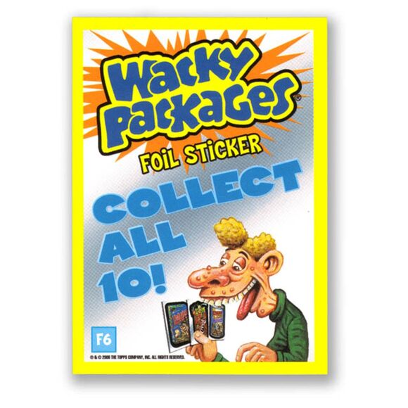 2005 Topps Wacky Packages Card - Series 3 - Foil #6 Alive - Picture 2 of 2